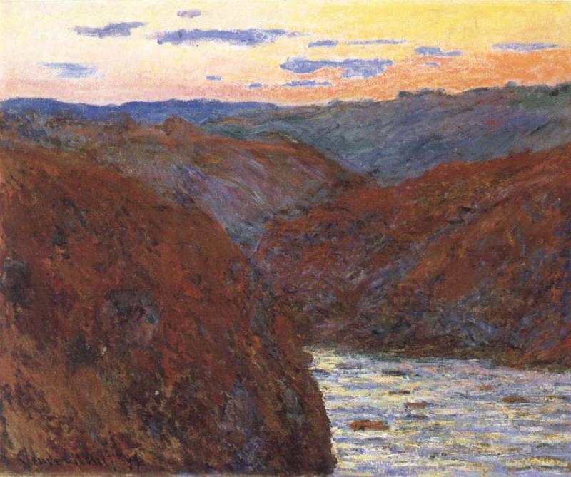 Claude Monet The Creuse,Sunset China oil painting art